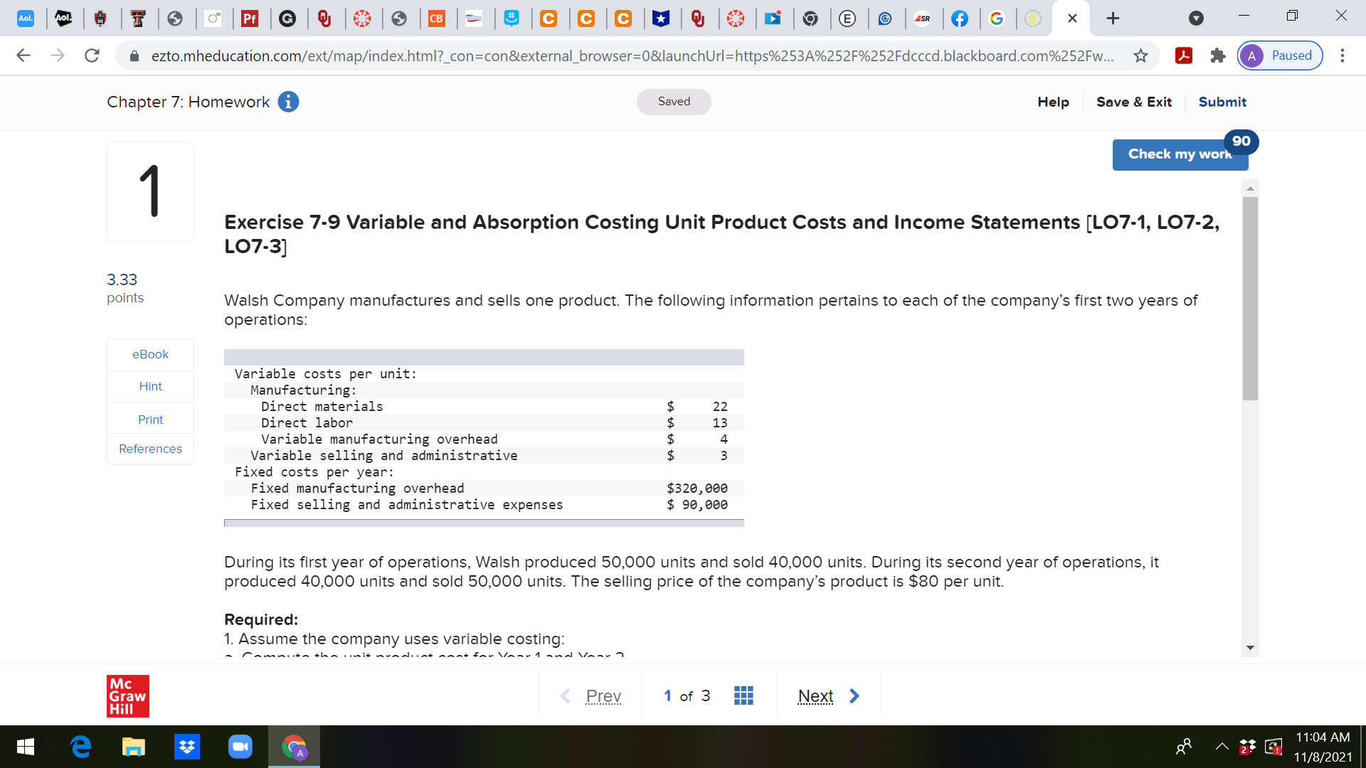 Q Q CB F G X + X - C ezto.mheducation.com/ext/map/index.html?_con=con&external_browser=0&launchUrl=https%253A%252F%252Fdcccd.blackboard.com%252Fw... FA