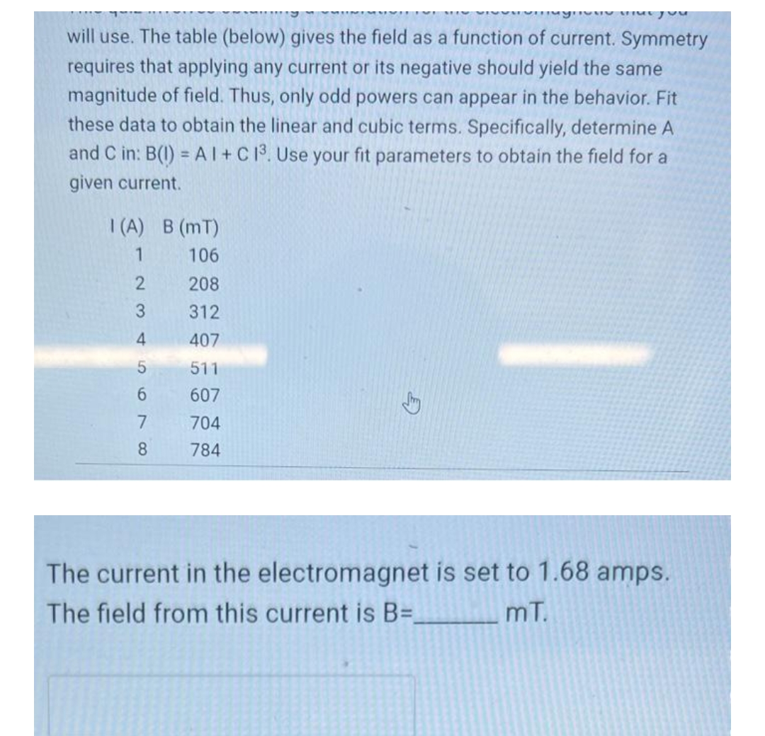 of current. Symmetry requires that applying any current or its negative should
