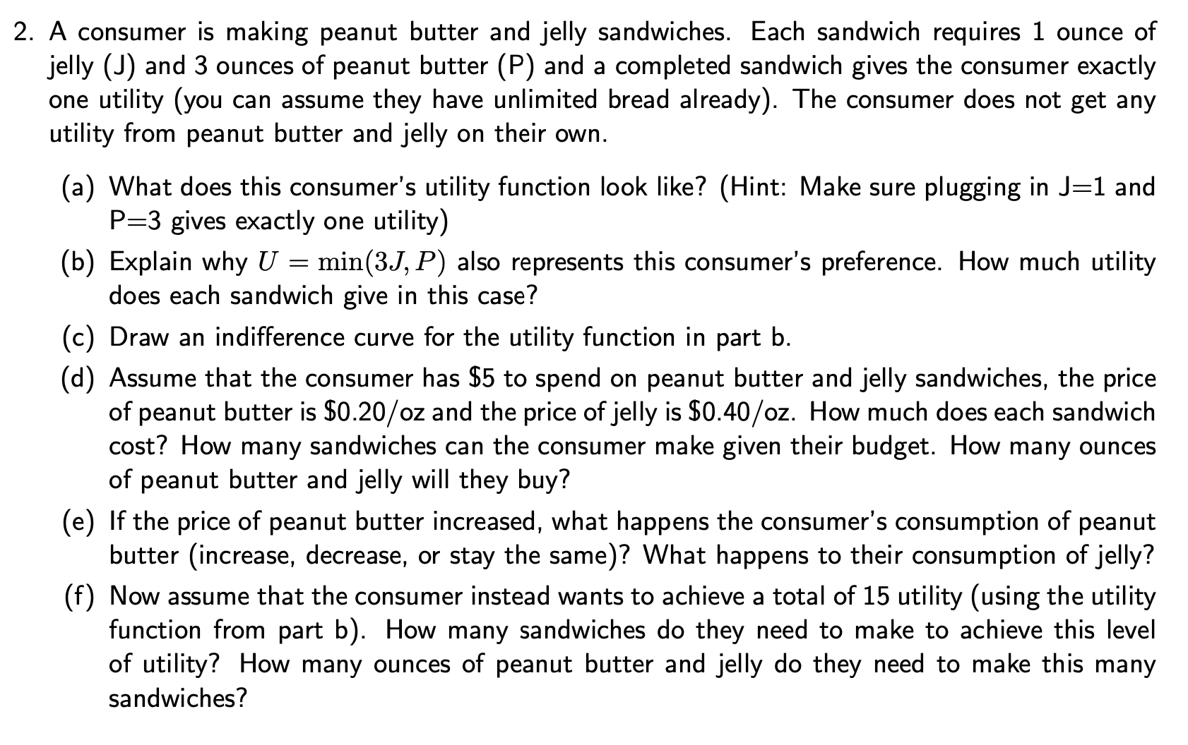 I would like you to confirm the answer (a) U = min