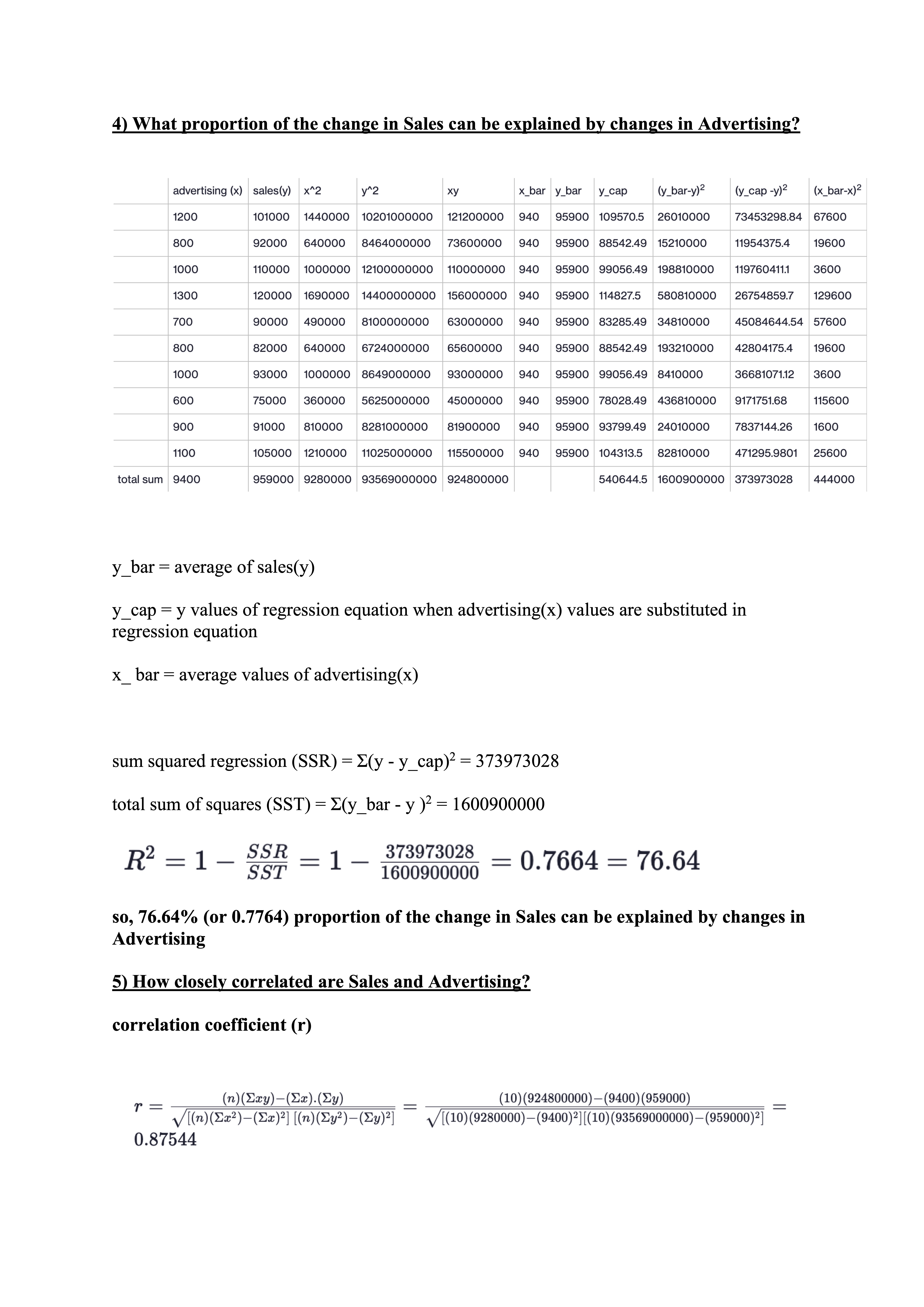  explain the information below into written detail for each selection (1,2,3,4,5,6,7,8)