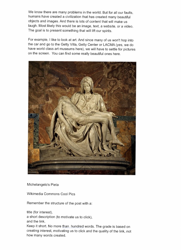 We know there are many problems in the world. But for