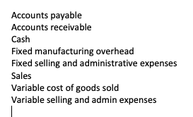 46 Direct labor $ 22 01:58:38 Variable manufacturing overhead $ 3 Variable