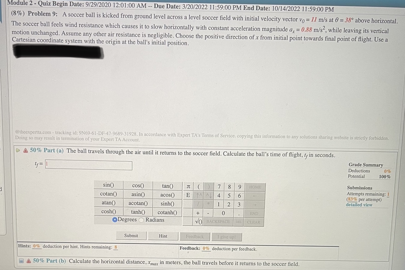 Please answer A and B Module 2 - Quiz Begin Date: 9/29/2020