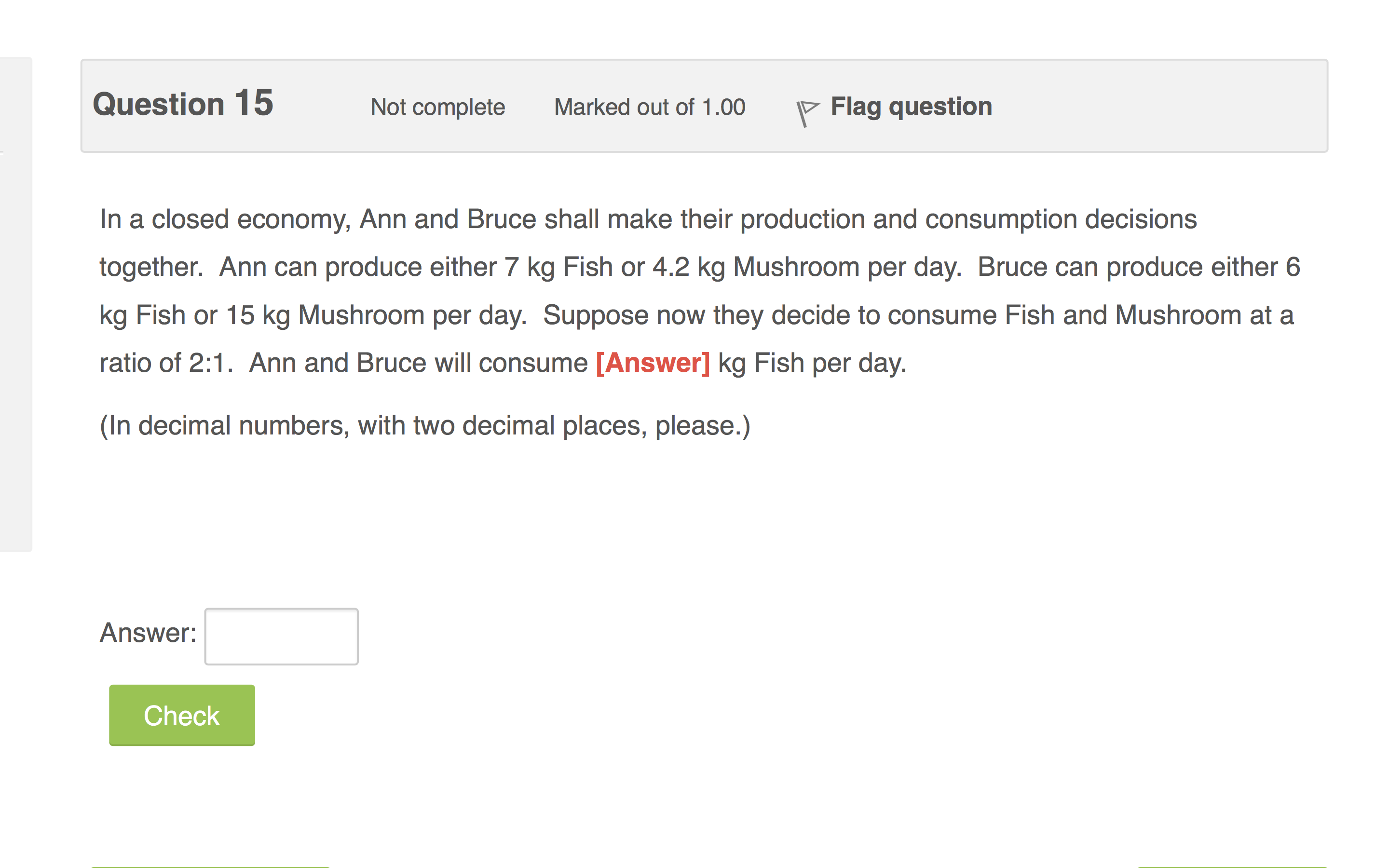 15 (eg. let x be the total amount of fish)how to draw