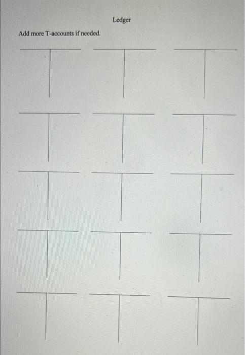 7: Paid advertising expense, $5,000; March, 8: Services provided on account, $23,000;