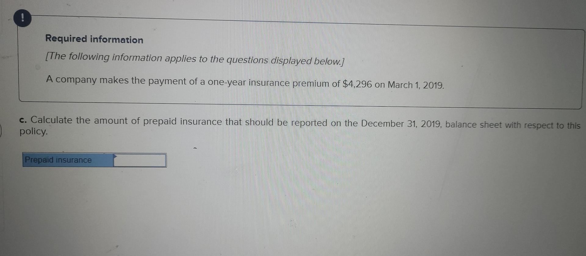 information [The following information applies to the questions displayed below.) A company