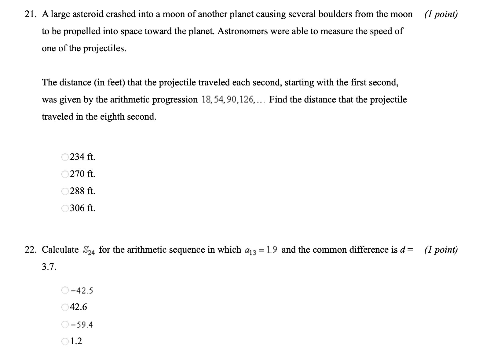 Provide support (4 points) for your conclusions. sequence 1: sequence 2: 21.