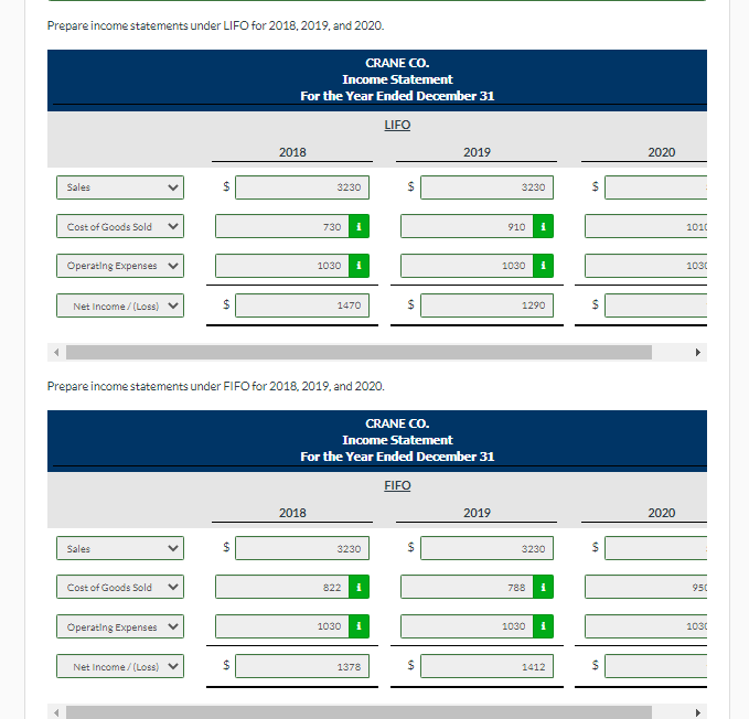 records adequate to apply the FIFO method retrospectively. Crane concluded that FIFO