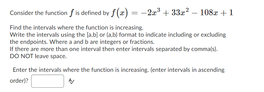 Considerthe function fis defined bvf($) : 2;E3 -| 331132 103$ |