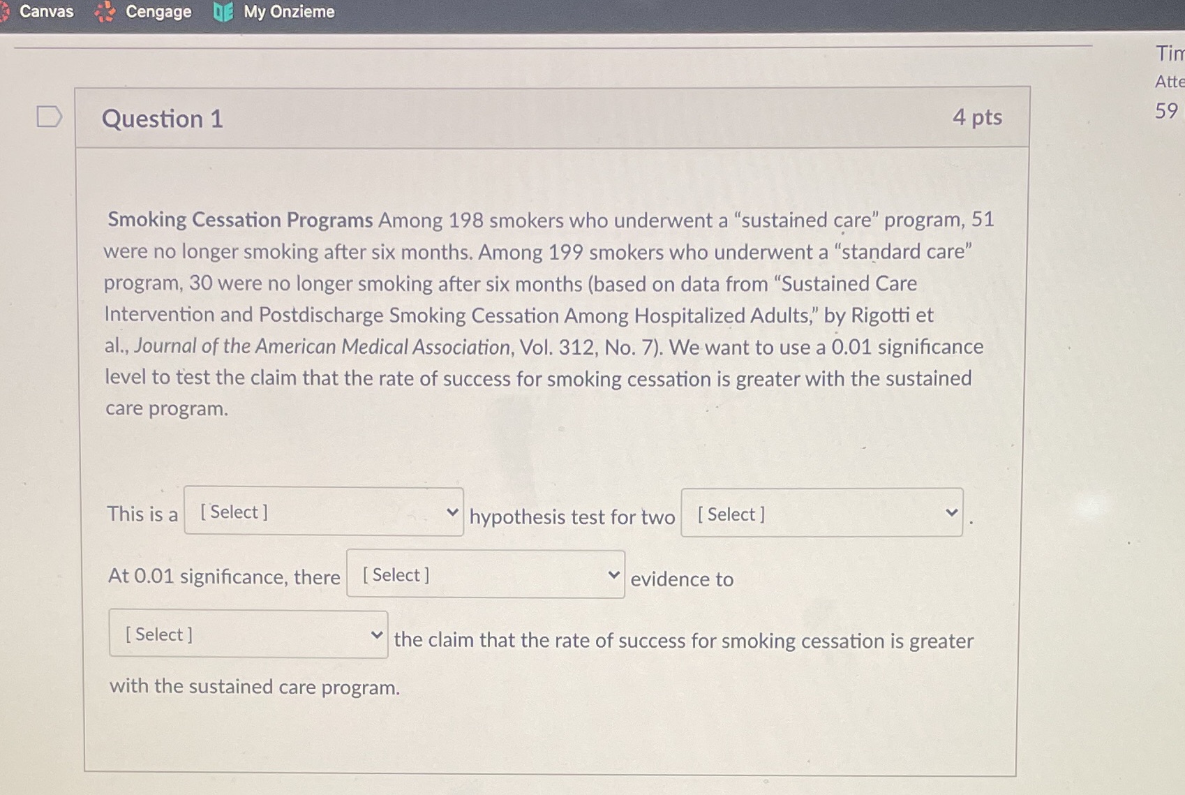  Canvas Cengage E My Onzieme Tin Atte D Question 1 4