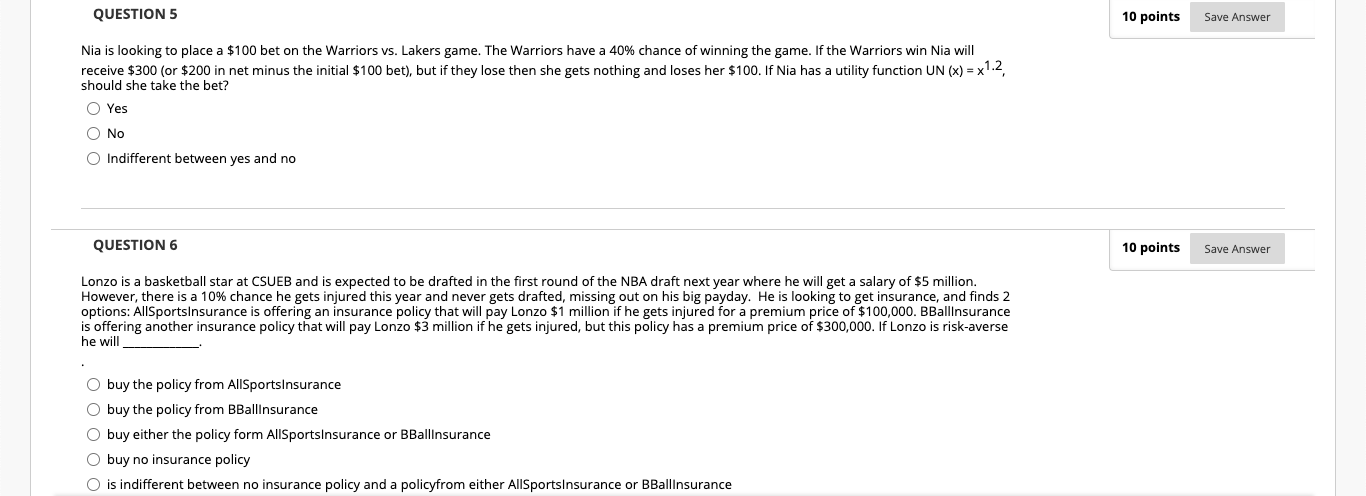 win Nia will should she take the bet? receive $300 (or $200