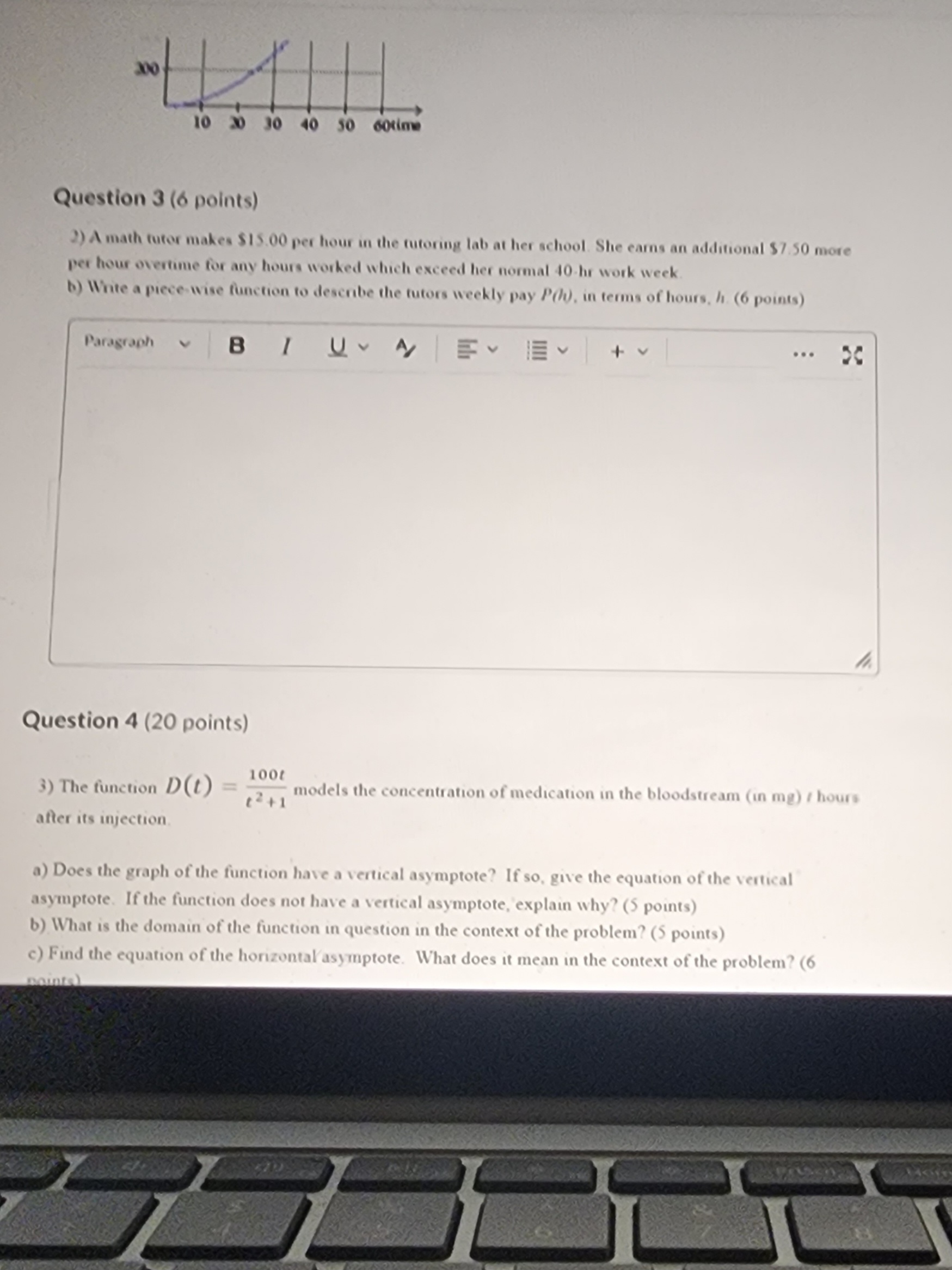 $7.50 more per hour overtime for any hours worked which exceed her