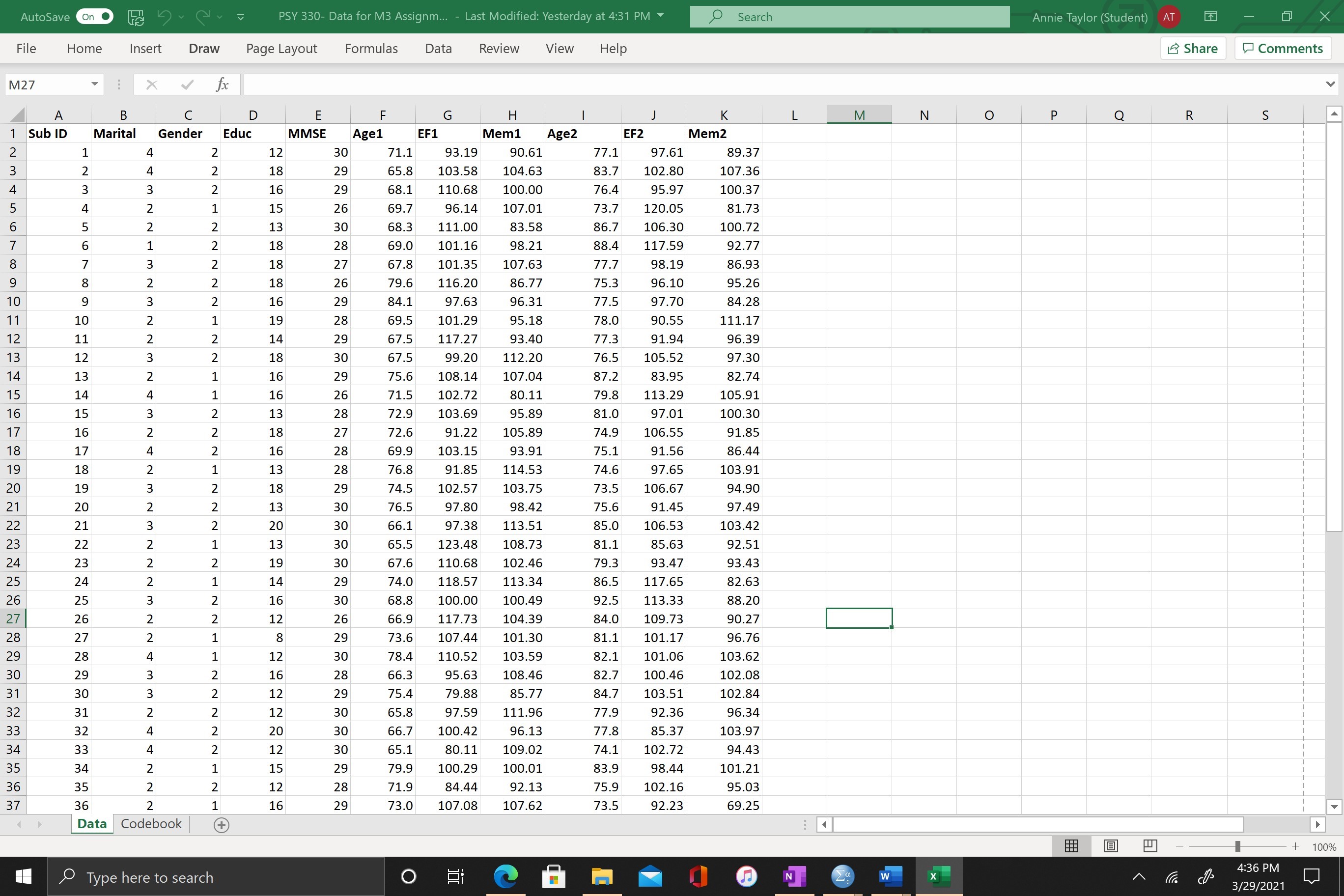 as an Levene's Test for Equality for Variances. I ran the information