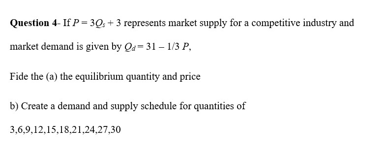 and detailed workings for all quantitative questions (Question 1,3,4,5). Question 4 If