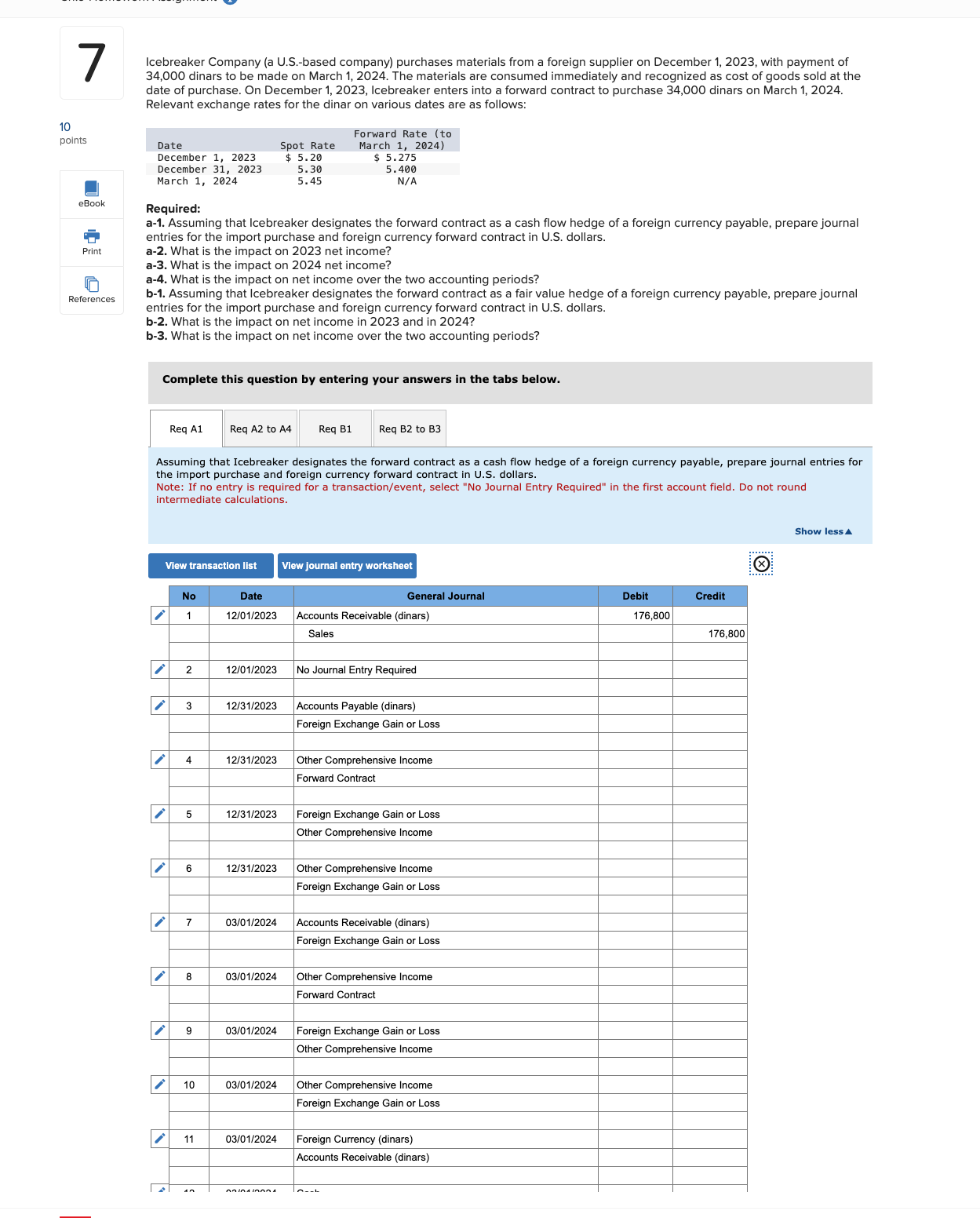 Icebreaker Company (a U.S.-based company) purchases materials from a foreign supplier