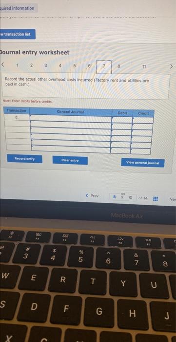 Goods Sold account. 3. Prepare journal entries for the month of April