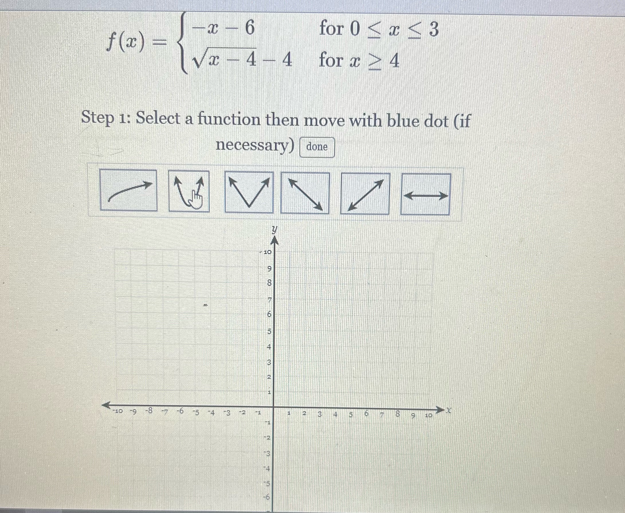 for 0 f@) 4: 4) for 40 Step 1: Select a function