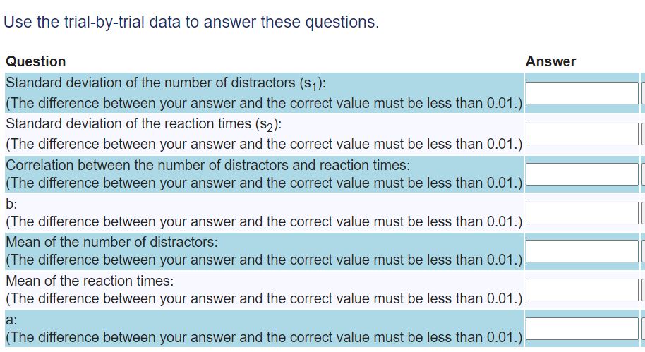 25.0 2458.0 39 Present 31.0 1793.0 40 Present 8.0 2010.0r Your trial-by-trial