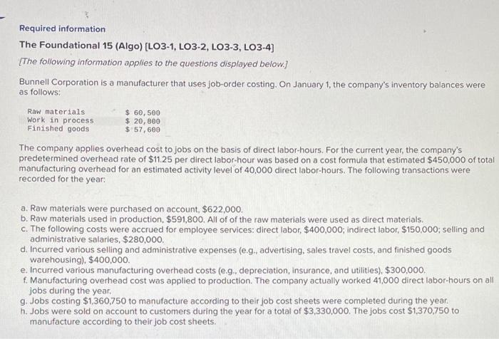 Finished goods $ 57,600 The company applies overhead cost to jobs on