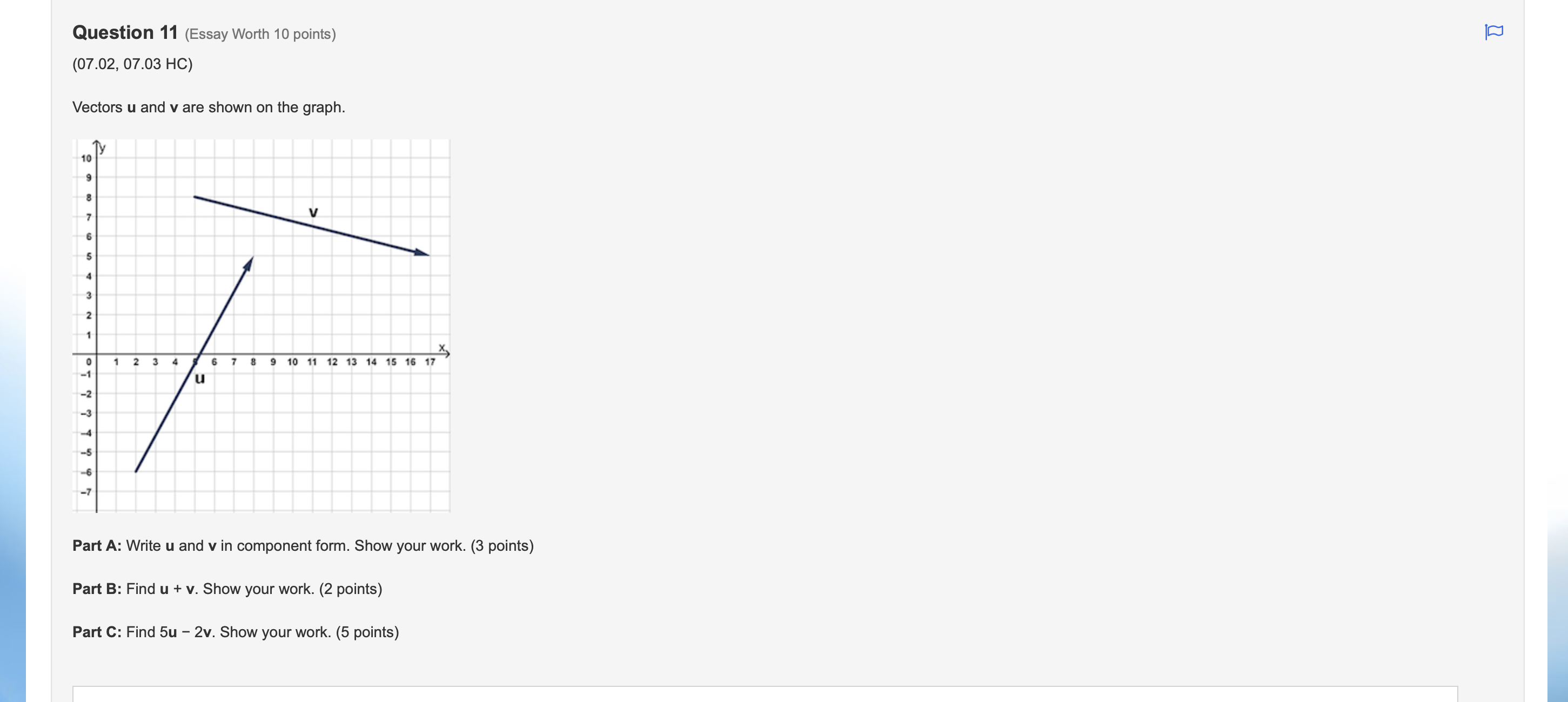 u = V89(07.03 MC) Given r = 6i - 7j and s
