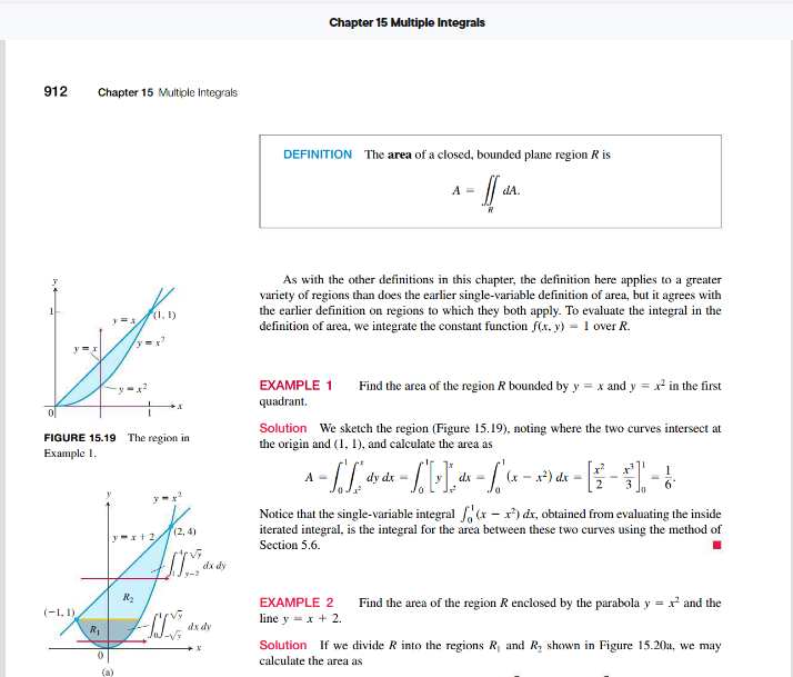 Double Integration In this section we show how to use double integrals