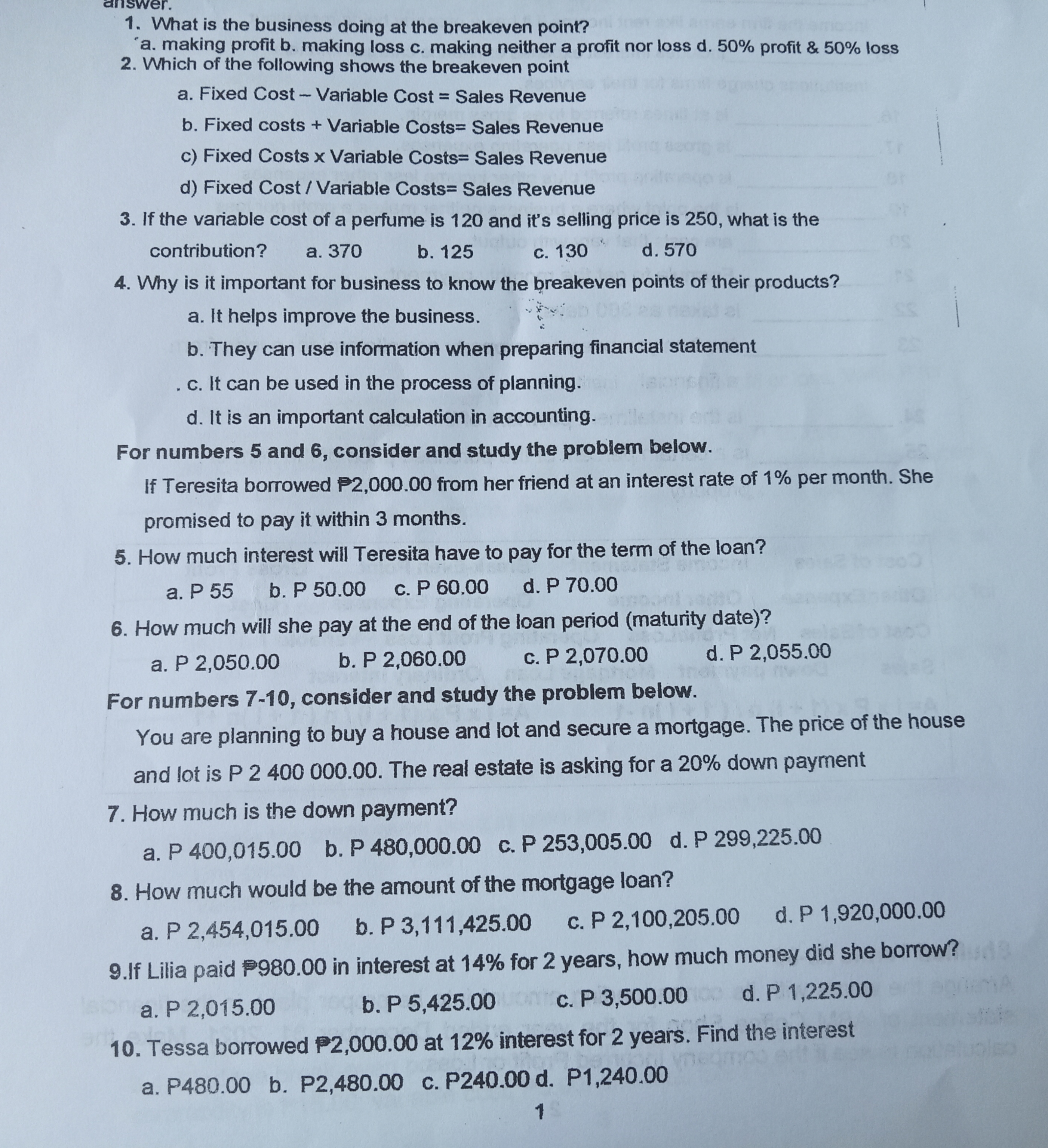 Is the financial statement that shows the results of operation if it