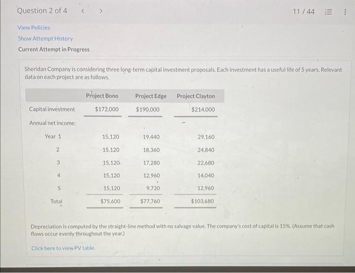 0 decimal places, e.8. 125. If the net present value is negative,