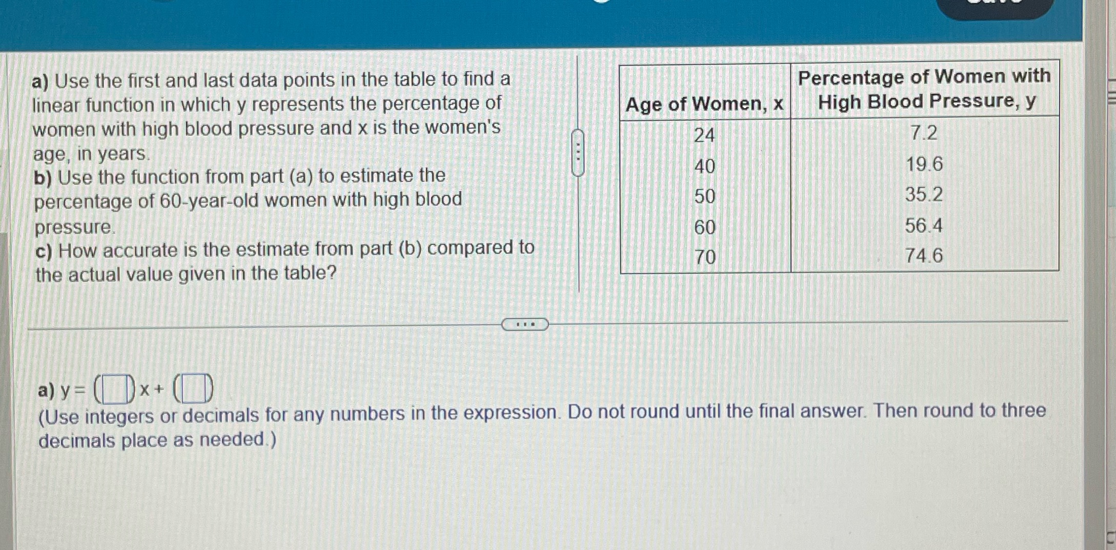 Please label each answer as a, b, c Thank you! a) Use