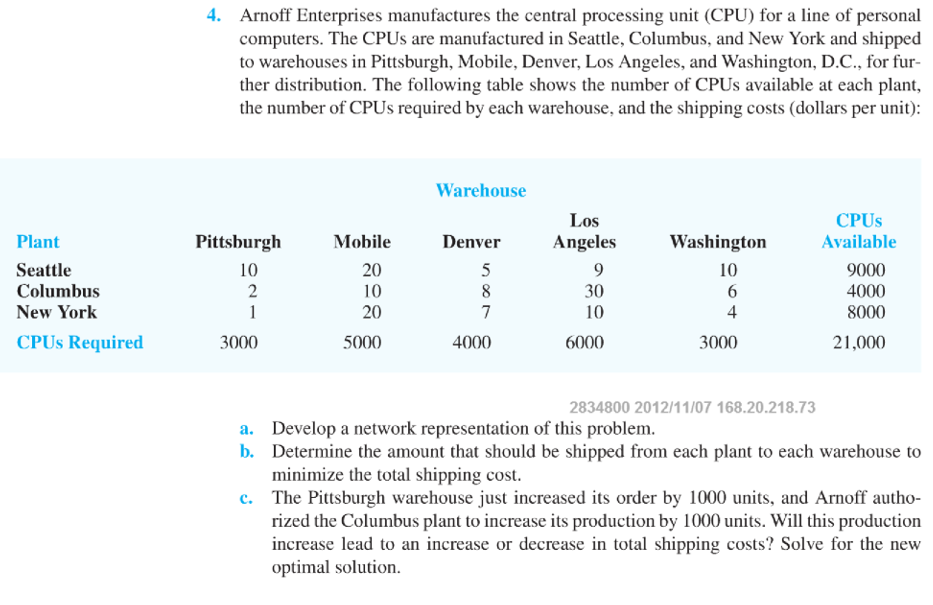 line of personal computers. The CPUs are manufactured in Seattle, Columbus, and