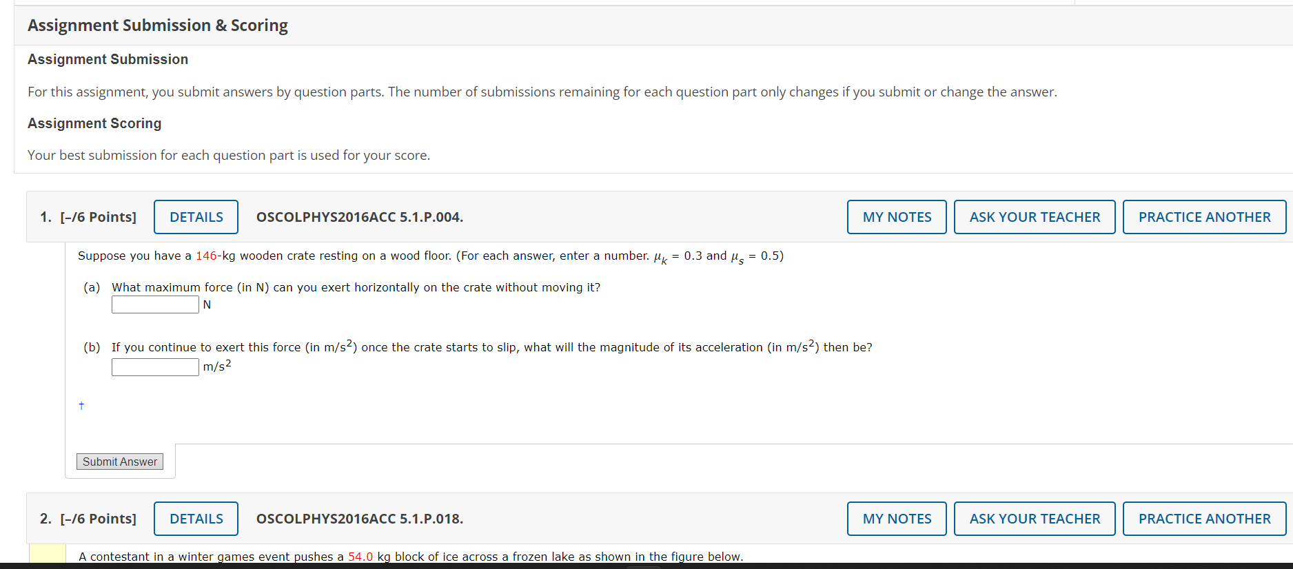  Assignment Submission & Scoring Assignment Submission For this assignment, you submit