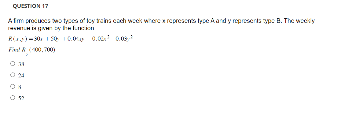 6ry O 3x 2 + 3 O 62 O 6x\fQUESTION 13 For