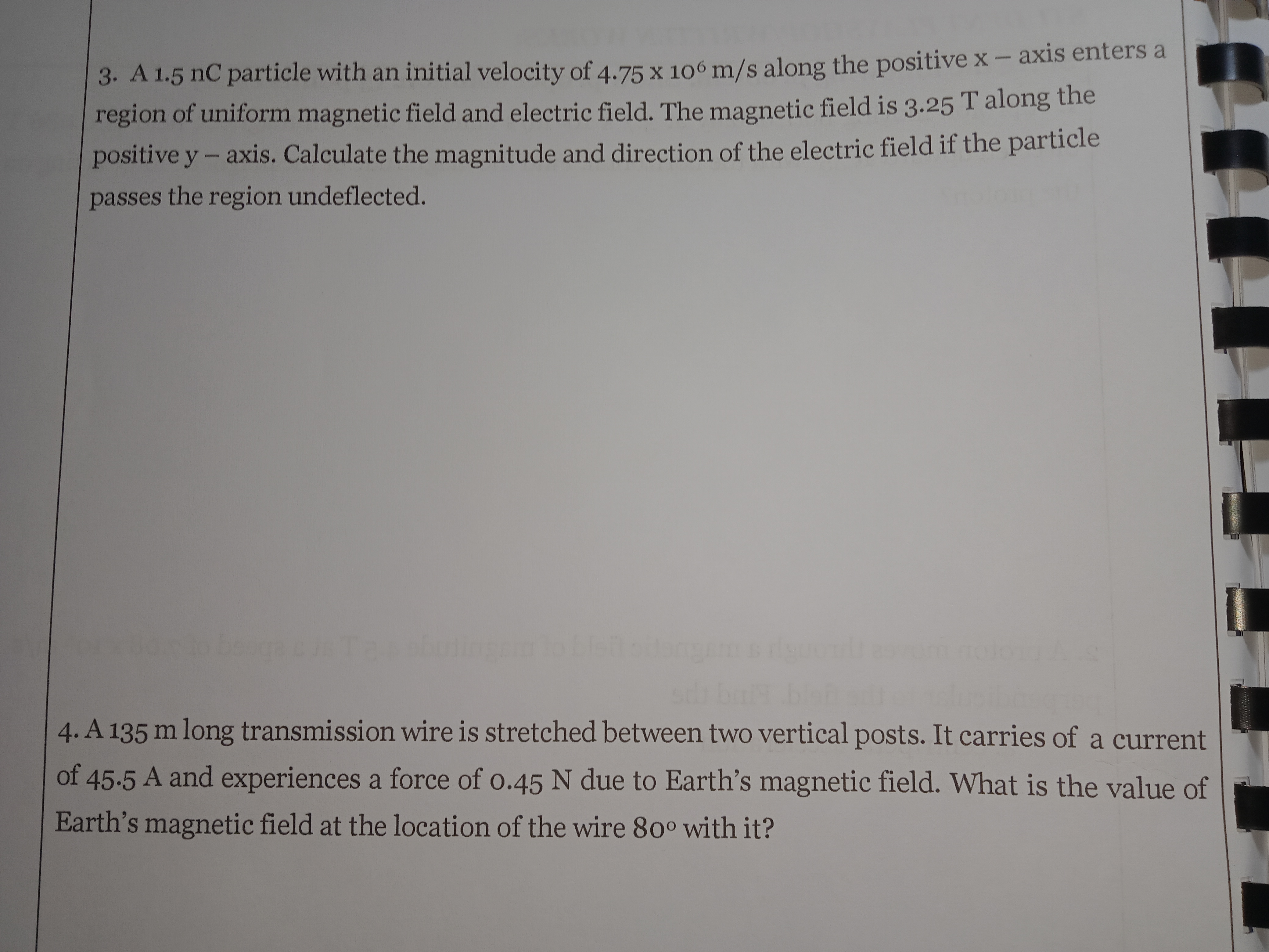 wire conductors using the superposition principle . Calculate the force per unit