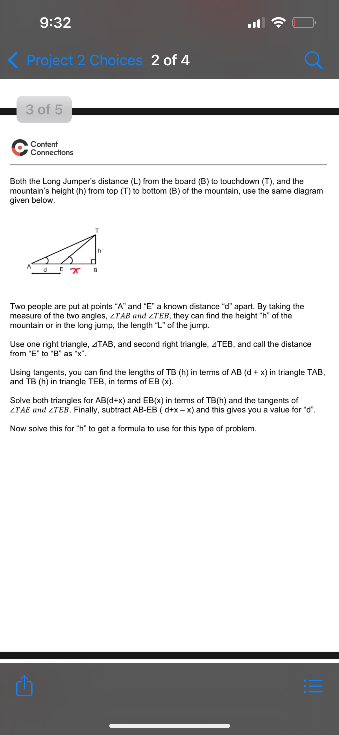 two terms in the numerator and two terms in the numerator. Divide