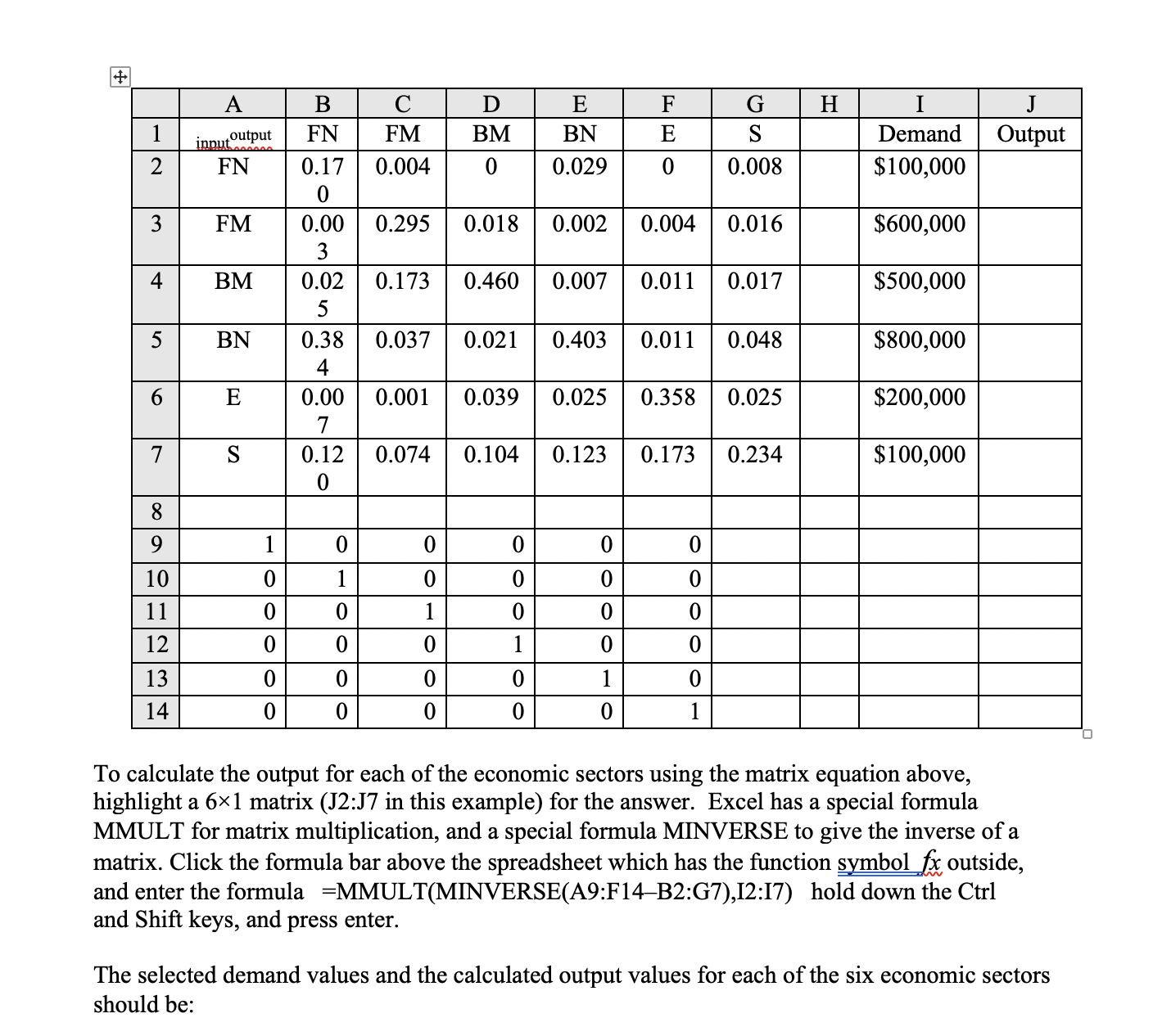 through Excel. please help!! A B C D E F G H
