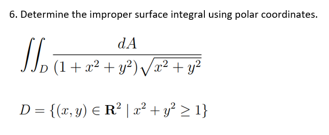 (1 + 2 + y2) a2+ 2 D = {(x, y) ER?