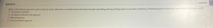 overhead costs increase. Question 12 Which of the following statement is CORRECT
