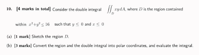 D is the region contained D within a ty's 16 such that