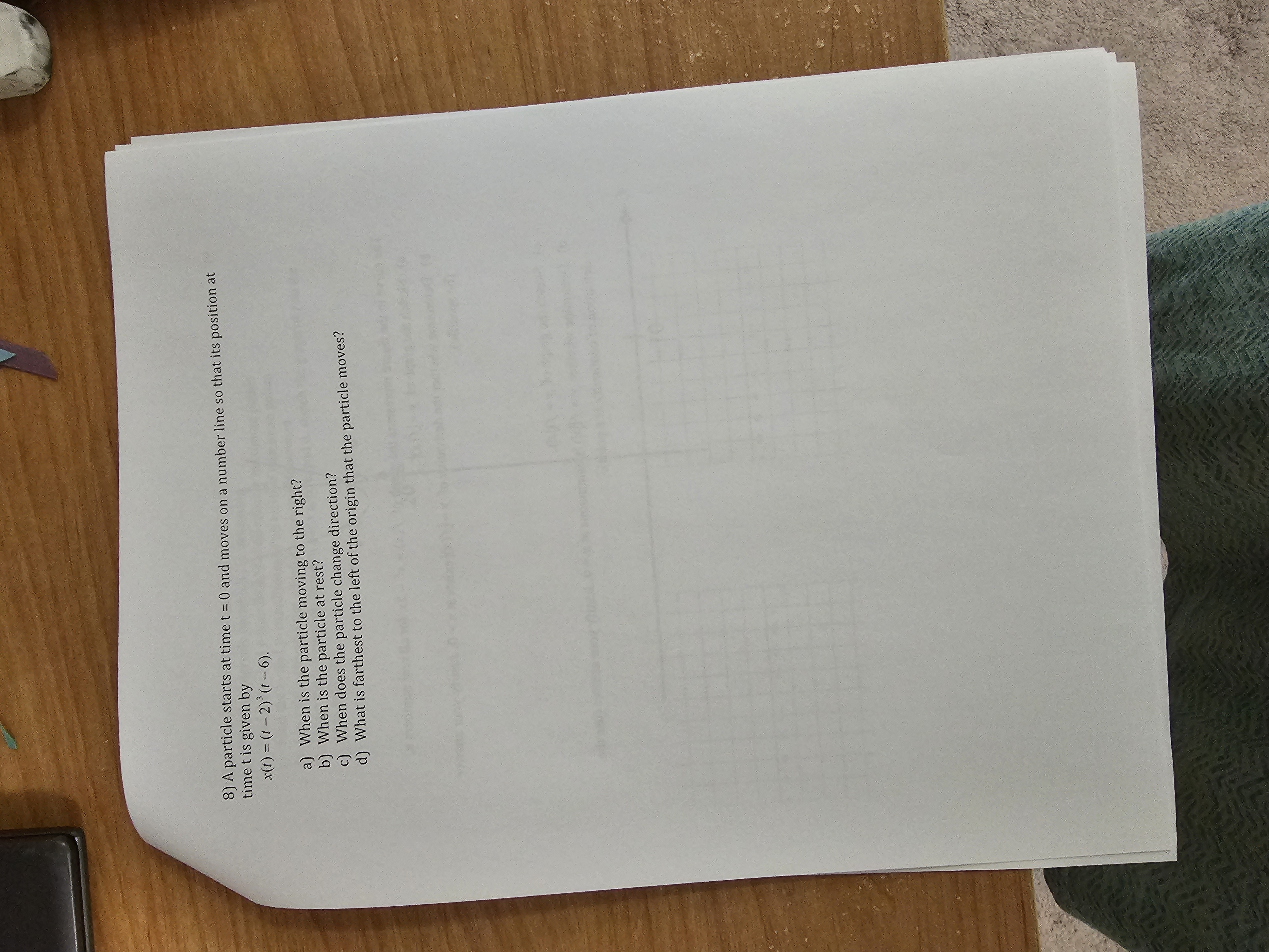 and f" have the properties given in the table below. -3