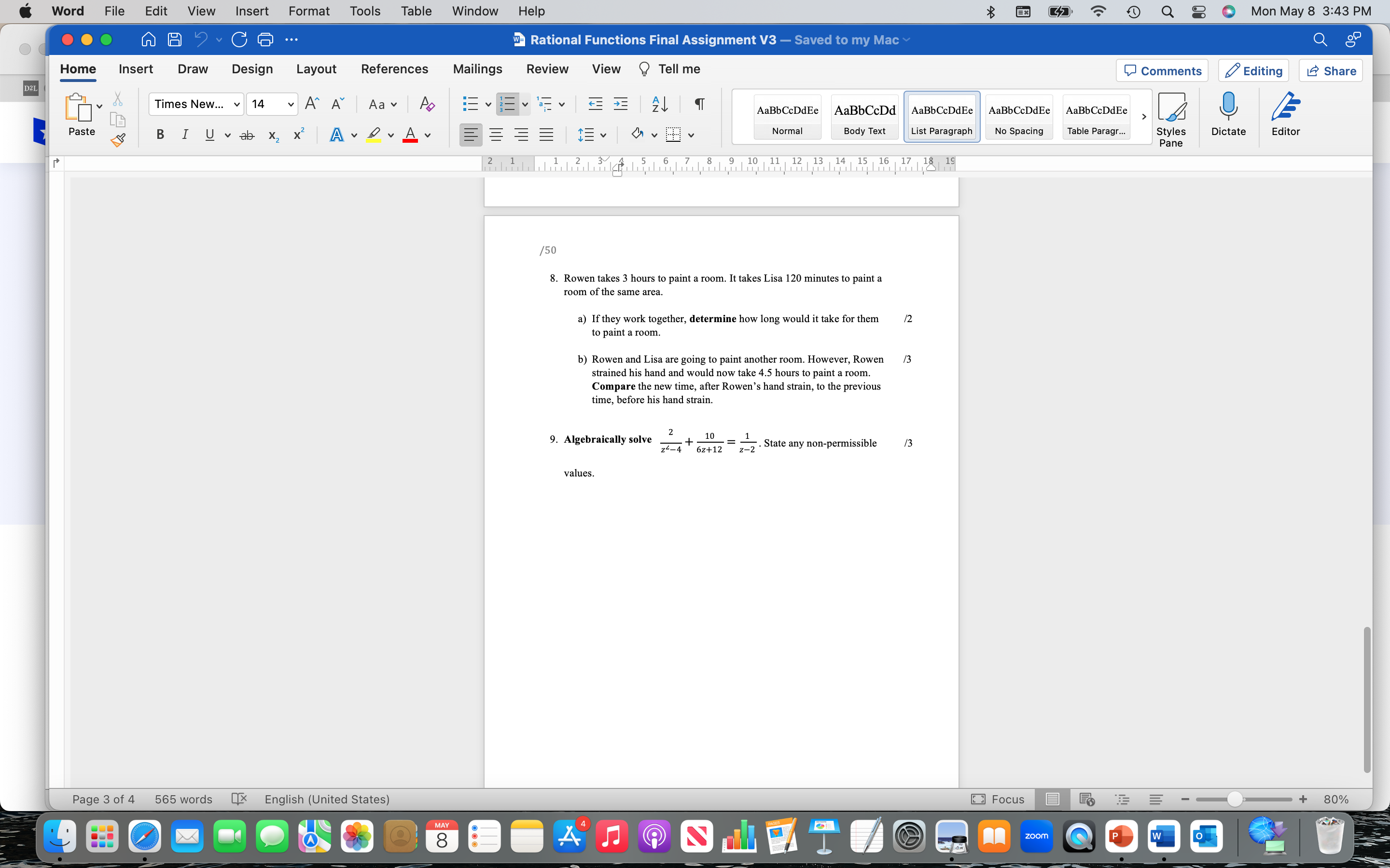 May 8 3:43 PM w= Rational Functions Final Assignment V3 - Saved