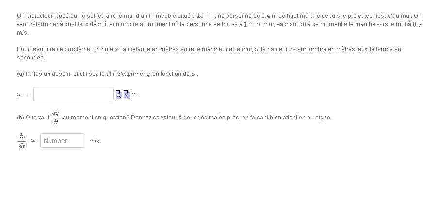 un projecteur, pos sur le sol, claire le mur d'un immeuble situ