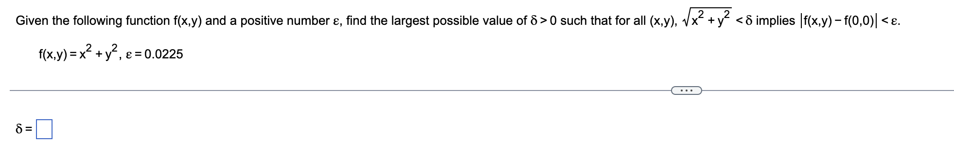 all points (x,y) satisfying # 0. O D. The domain is the