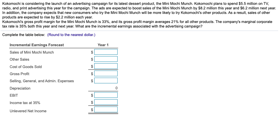 hello please complete the following question down below. please please please. Kokomochi