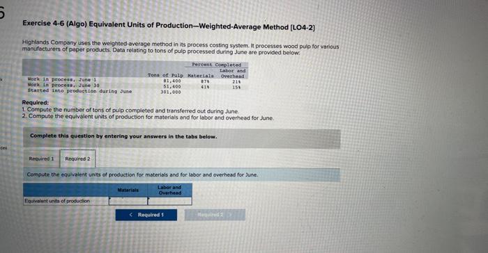 one product that goes through one processing department called Miving. All row