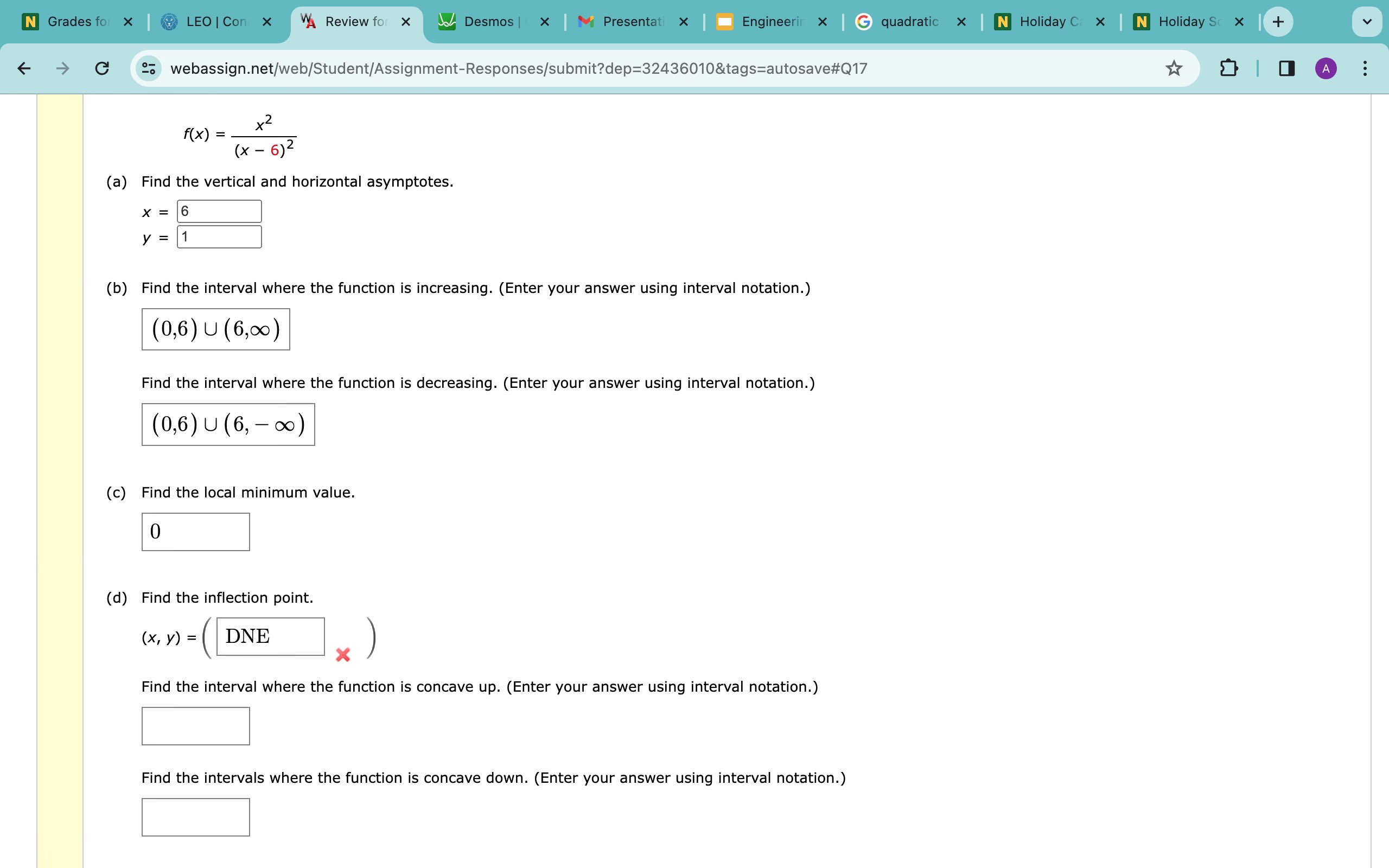 for x Desmos | X M Presentatix Engineerir X | G quadratic
