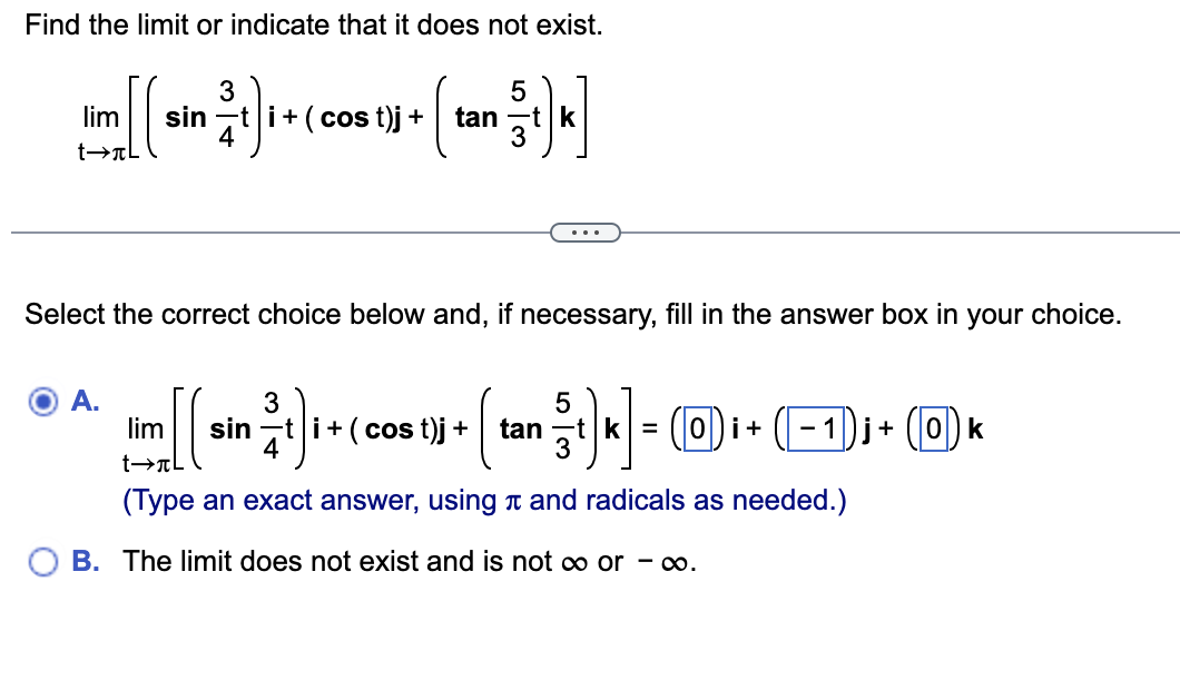 u 3 u u 5 lim snnzt l+(COSt)]+ tan 5t k tHr