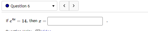 enter the exact value or round to 4 decimal places.O Question 6