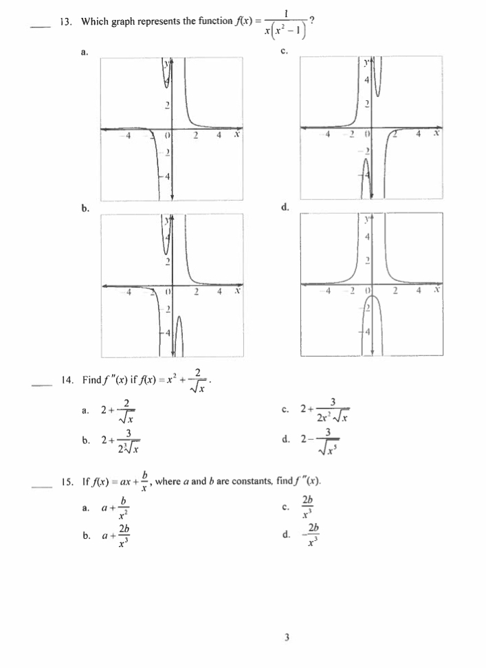 all the a) intercepts b) equations of asymptotes and behavior of the