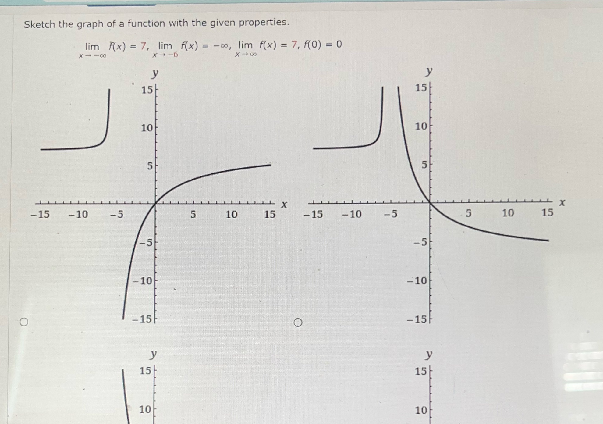 Can you please help me graph this? Sketch the graph of a
