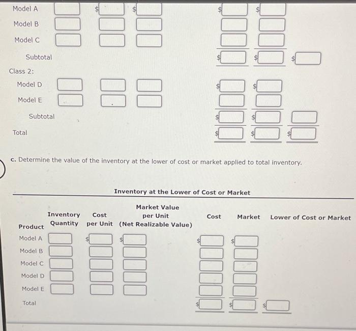 Assemble the data in the form Illustrated in Exhibit 10. Inventory Quantity