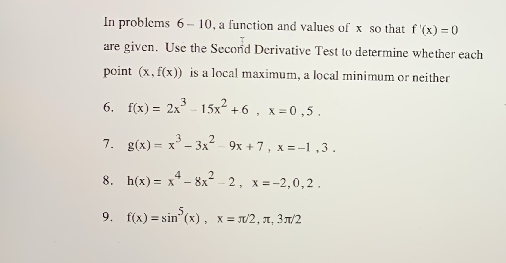 I need help solving problem 9, I have tried twice and was